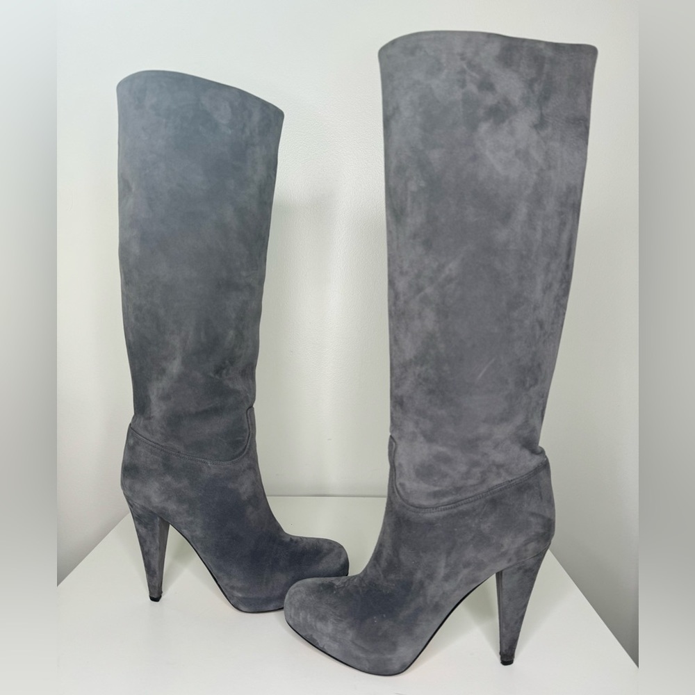 Bally Edwina Tall Suede Boots - Luxury and Elegance Combined - Picture 4 of 7